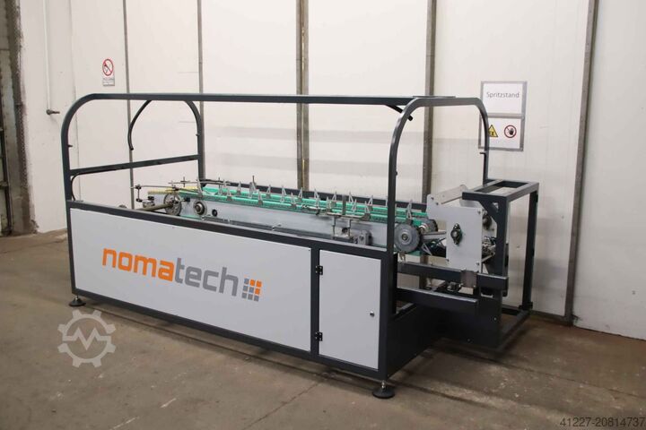 Przenośnik łańcuchowy do poziomej kartoniarki nomatech BOX 60H