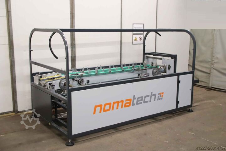 Przenośnik łańcuchowy do poziomej kartoniarki nomatech BOX 60H