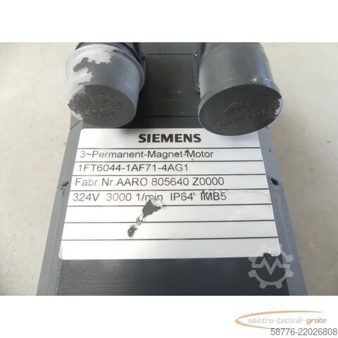 Vezérlőegység Siemens 1FT6044-1AF71-4AG1 Servomotor SN: AARO805640Z0000 - generalüberholt