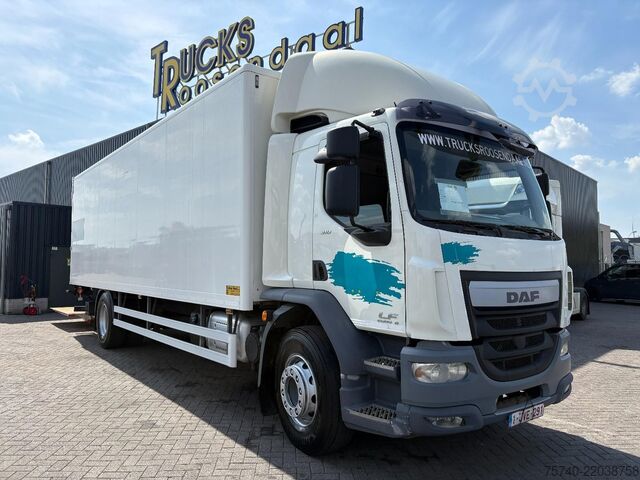 Gesloten bak DAF LF 310 + 19T + DHOLLANDIA lift + EURO 6 + 8.21 ...