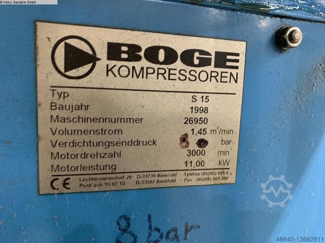 Schroefcompressor BOGE S 15
