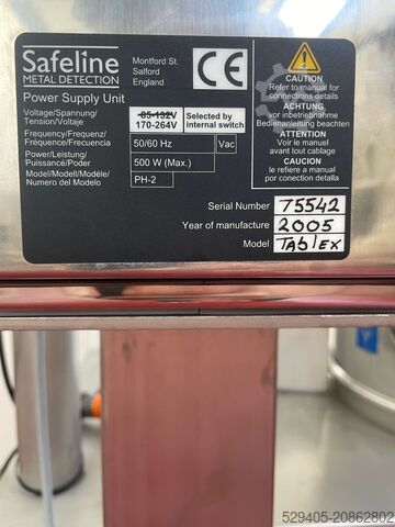 Støvudsuger + metaldetektor Pharma technology 1200 S + Tab/ex 