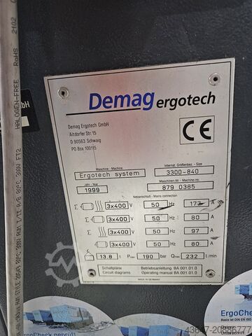 Fröccsöntőgép, Demag 330-840 Sumitomi (SHI) Demag 330-840