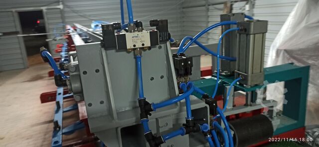Hydraulische pers 6 zes meter automatisch Lignum HK6