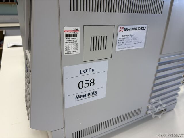 Gaschromatograaf-massaspectrometer Shimadzu GC-2010 PLUS / GCMS-QP2020 / AOC-5000