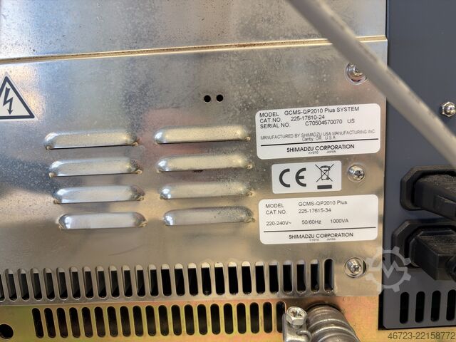 Gaschromatograaf-massaspectrometer Shimadzu GC-2010 PLUS / GCMS-QP2020 / AOC-5000