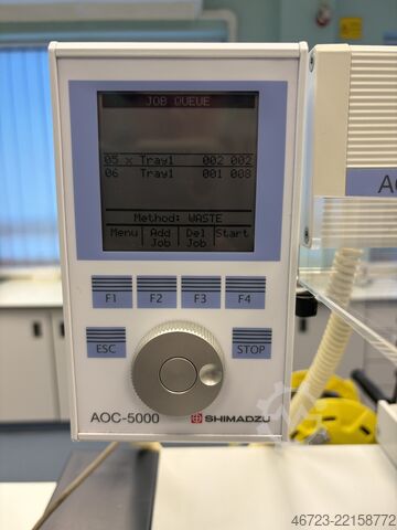 Gaschromatograaf-massaspectrometer Shimadzu GC-2010 PLUS / GCMS-QP2020 / AOC-5000
