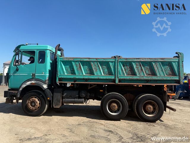 Driezijdige kipper Mercedes-Benz 2631 SK/6x4/Meiller 3 –S. Kipper/Blatt