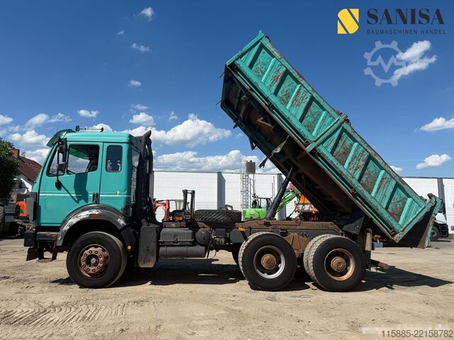 Driezijdige kipper Mercedes-Benz 2631 SK/6x4/Meiller 3 –S. Kipper/Blatt