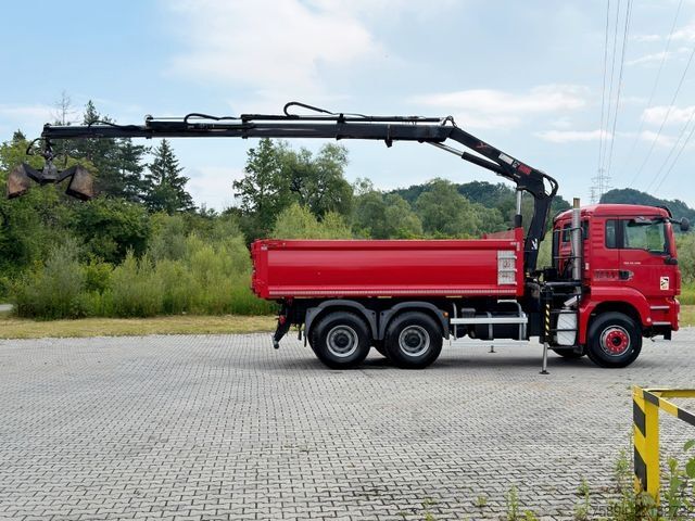 Grua montada em camião MAN TGS 33.400 * KIPPER 4,90 m + KRAN/FUNK * 6x4