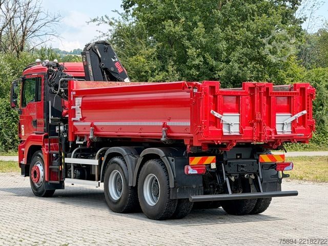 Grua montada em camião MAN TGS 33.400 * KIPPER 4,90 m + KRAN/FUNK * 6x4