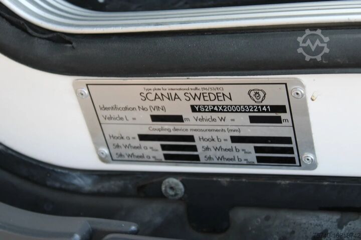 Alváz vezetőfülkével Scania P250 + EURO 6