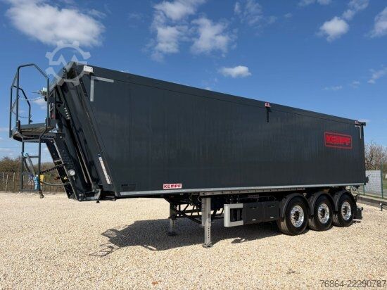 Semi-reboque basculante KEMPF SKM 39/3, ALU-KASTENMULDE 51M³ ROLLPLANE  KOMBIKLAPPE, ALCOA