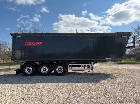 Semi-reboque basculante KEMPF SKM 39/3, ALU-KASTENMULDE 51M³ ROLLPLANE  KOMBIKLAPPE, ALCOA