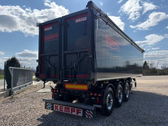 Semi-reboque basculante KEMPF SKM 39/3, ALU-KASTENMULDE 51M³ ROLLPLANE  KOMBIKLAPPE, ALCOA