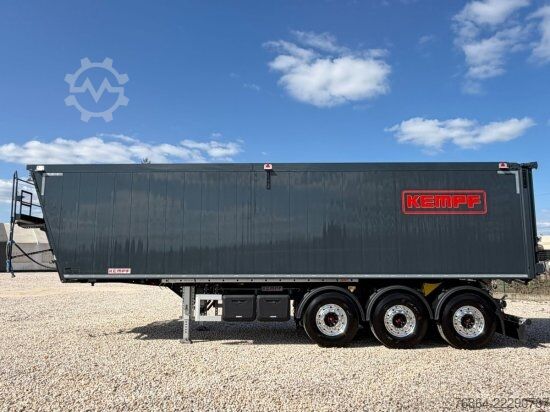 Semi-reboque basculante KEMPF SKM 39/3, ALU-KASTENMULDE 51M³ ROLLPLANE  KOMBIKLAPPE, ALCOA