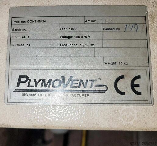 Zelfreinigend patroonfilter PlymoVent MFA/ TB