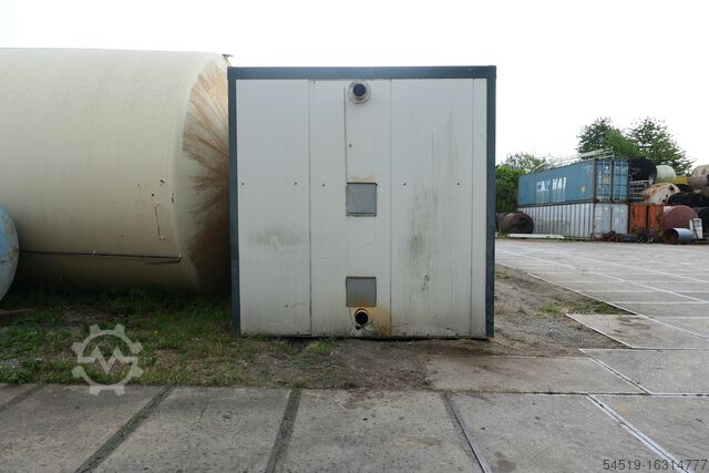 Depósito de inercia de 100 m³, 3 bar, aislado