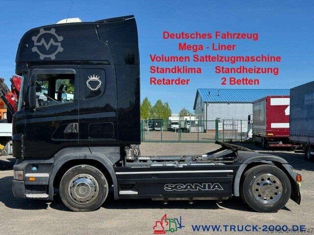 Volume tractor unit Scania R 420 Highline Retarder Mega-Lowliner 2 Betten