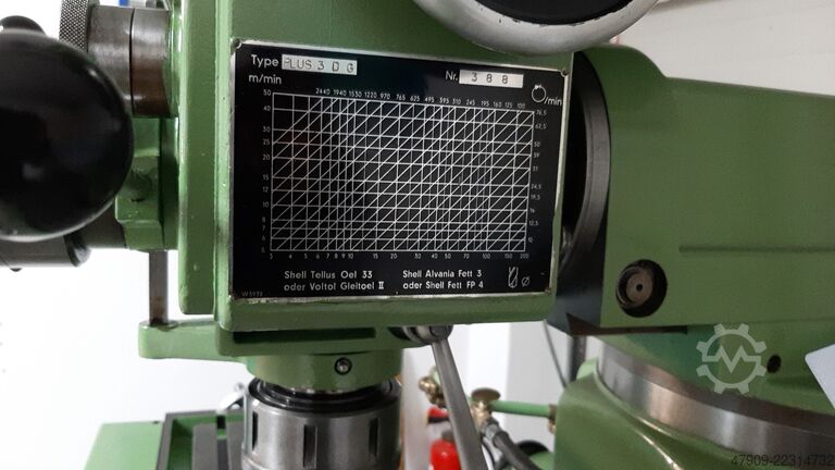 Fresatrice per utensili Alzmetall Bohr und Fräsmaschine Plus 3DG 