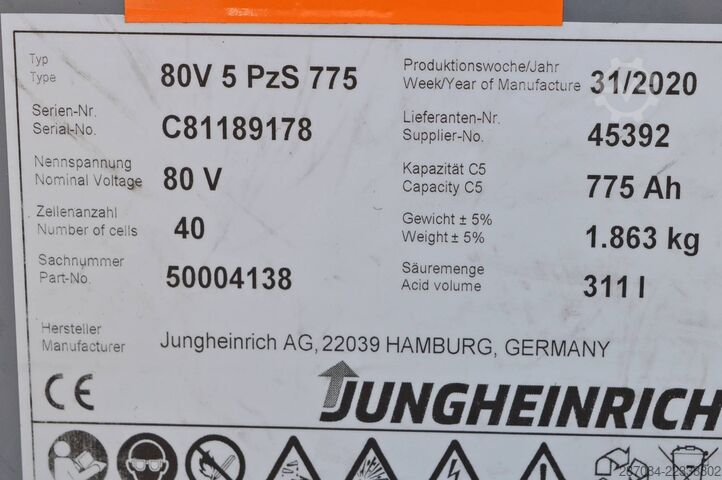Gaffeltruck Jungheinrich EFG 430s