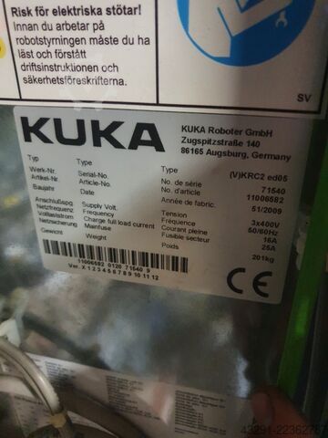 Industriële robot KUKA KR40PA KRC2ed05