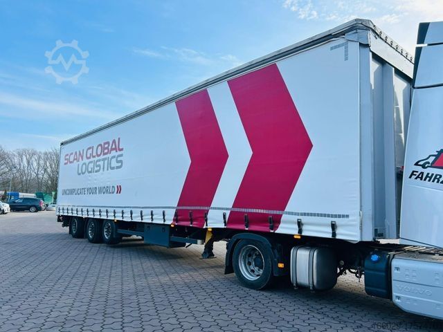 Dieplader oplegger Mega Gabelstaplertransporter Ladebordwand9t