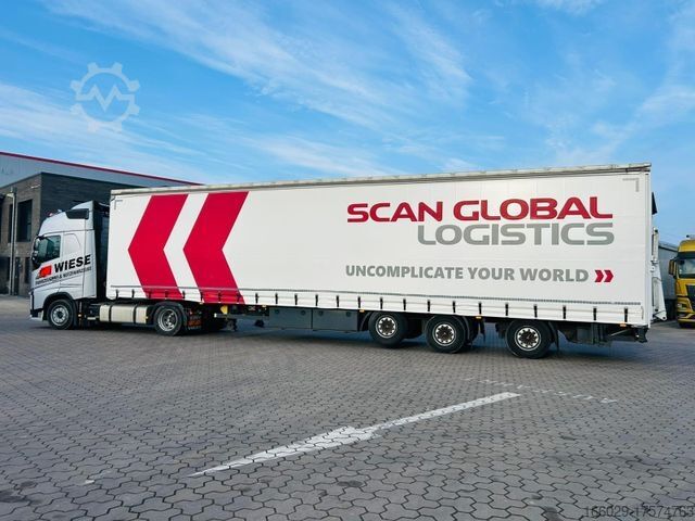 Dieplader oplegger Mega Gabelstaplertransporter Ladebordwand9t