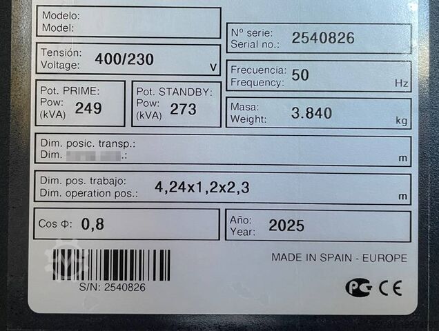 Aggregaat Volvo TAD882GE - 275 kVA Stage V Generator - DPX-19029