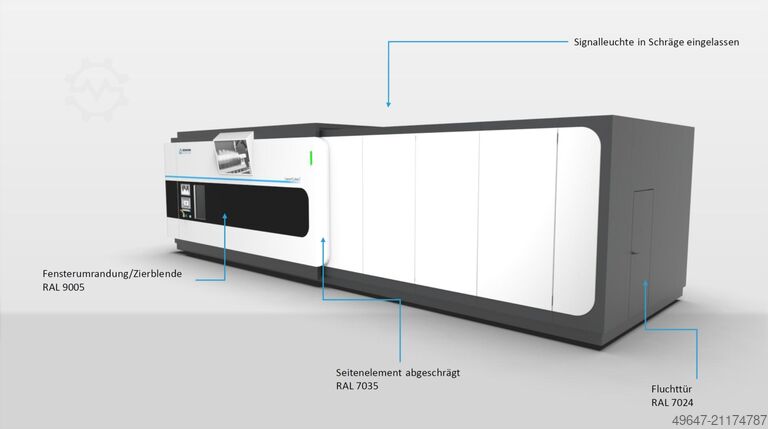 Adaptieve multi-gereedschap laserrobotcel Rohmann-Automation GmbH LaserCubeX GIGA