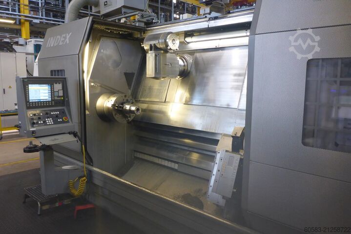 CNC lathe with milling function INDEX G400 Ratio Line mit Fräsfunktion