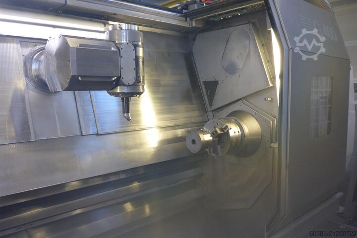 CNC lathe with milling function INDEX G400 Ratio Line mit Fräsfunktion