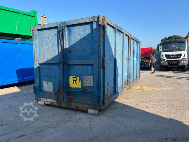 Kampós konténer  CONTAINER SCARRABILE USATO A CIELO APERTO