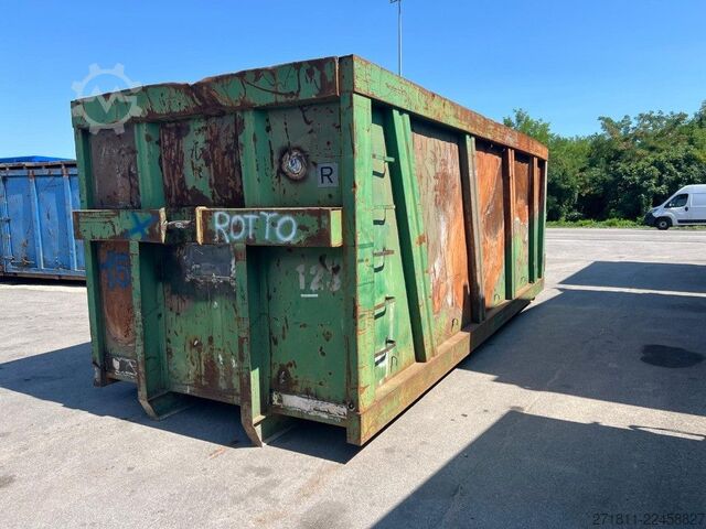 Kampós konténer  CONTAINER SCARRABILE USATO A CIELO APERTO