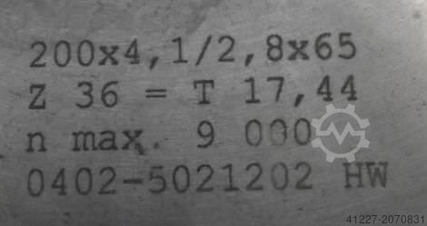 Lame de scie AKE Ø 200x4,1/2,8x65