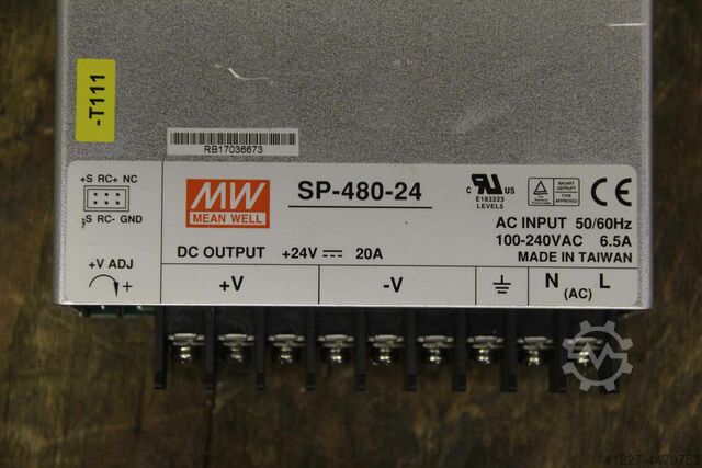 Alimentação de energia de comutação Mean Well SP-480-24