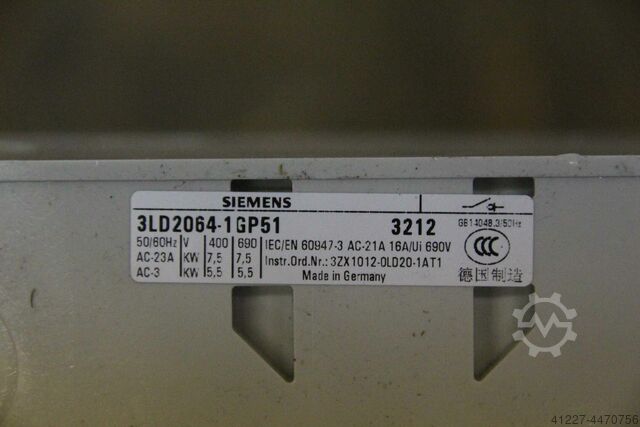 Odpínač Siemens 3LD2064-1GP51