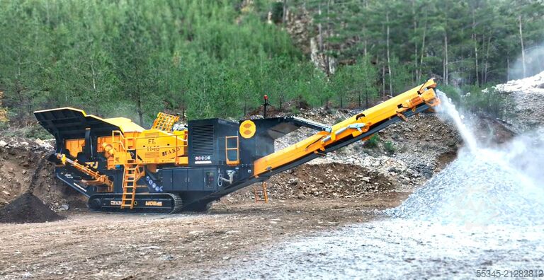 Crushing equipment FABO Jaw Crusher hard stone crushing machine 150-300 t/h