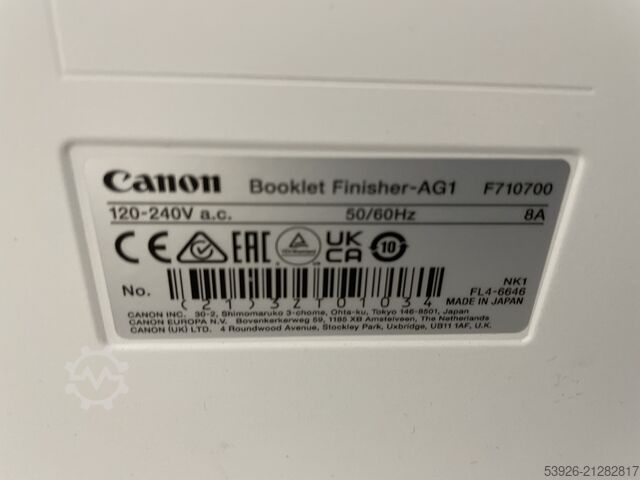 Digital print machine Canon imagePRESS V800 only 320.000 clicks