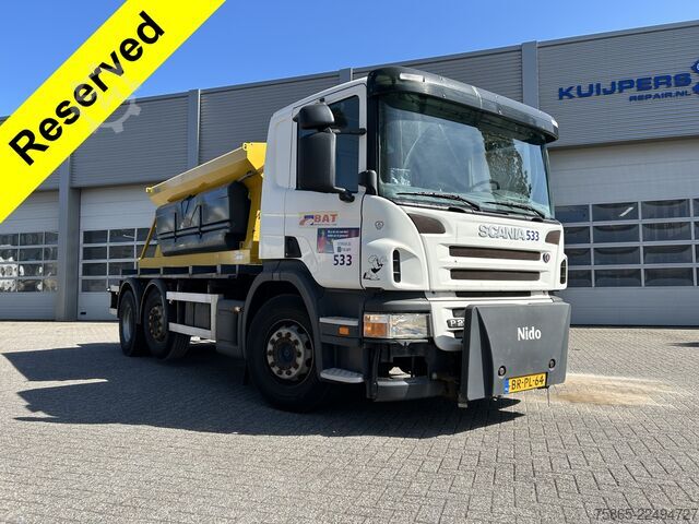 Læsseplatform Scania P 230 Euro 3 / Nido Salt Spreader - Salz Streue...
