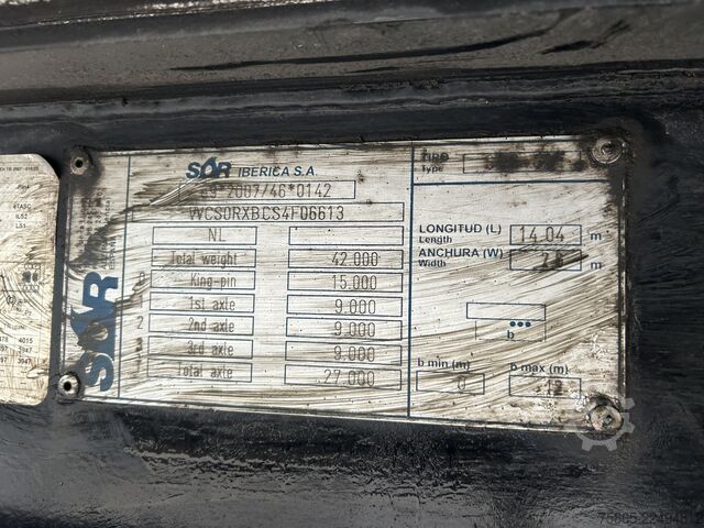 Kølet/frosset transport Kögel / SOR Iberica-S3E / Carrier Vector 1550 / Kuhl ...