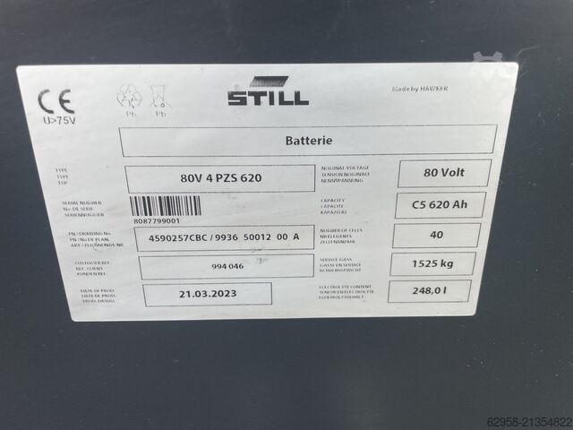 Elektro četvorotočkaš viljuškar, STILL, RX60 STILL RX60-25 | Battery 96% capacity
