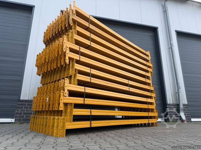 2.700 mm fri åbning / K: 85x50 mm / gul META (Thyssen) Palettenregaltraverse Traverse Regal