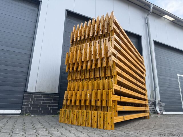 2.700 mm fri åbning / K: 85x50 mm / gul META (Thyssen) Palettenregaltraverse Traverse Regal