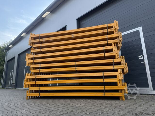 2.700 mm fri åbning / K: 85x50 mm / gul META (Thyssen) Palettenregaltraverse Traverse Regal