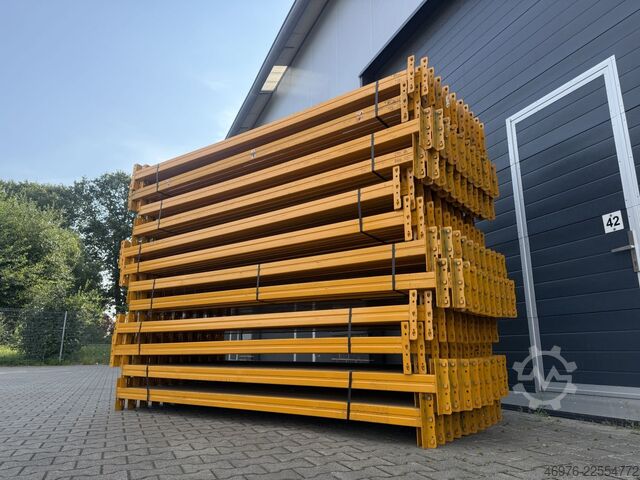 2.700 mm fri åbning / K: 85x50 mm / gul META (Thyssen) Palettenregaltraverse Traverse Regal