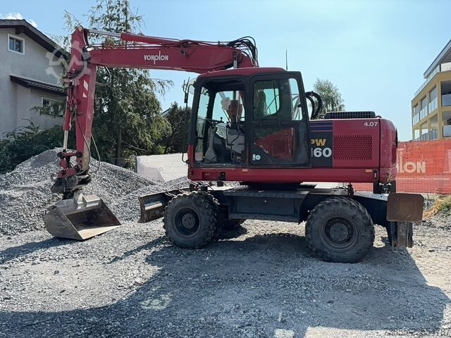 Tekerlekli ekskavatör Komatsu PW160-7K