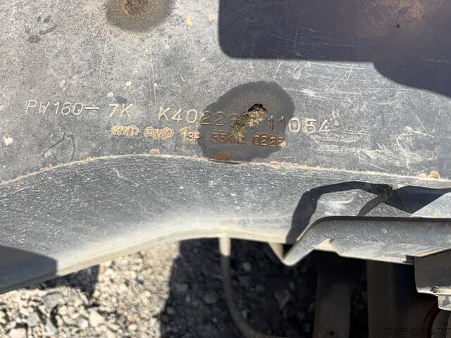Tekerlekli ekskavatör Komatsu PW160-7K