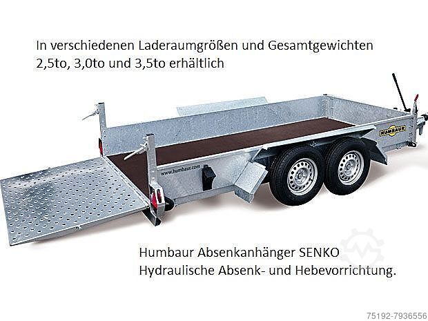 Humbaur Senko 303016 Absenkanhänger 3,0to Ladefläche 300 x 160cm