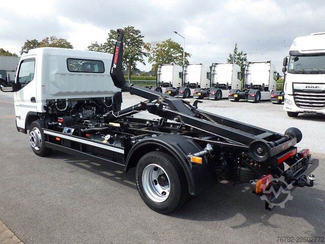 Damperli panelvan FUSO Canter 7 C 18 HIAB Abroller/AHK/Klima/LED/24 tkm